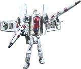 Star Wars Transformers Crossovers 7 Inch Tall Robot Action Figure Set - CLONE PILOT to REPUBLIC GUNSHIP with 2 Missile Launcher