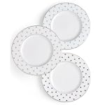 kate spade "Larabee Road" Polka-Dot Accent Plate, 9" Platinum