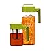 Primula Pitcher with Cold Brew Core and Flavor Mixer Coffeemaker, 50 Oz, Black