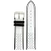 Watch Band Sport Design White Black Genuine Leather 22 millimeter Tech Swiss
