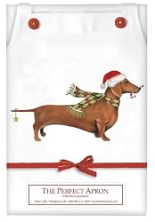 Holiday Dachshund Apron