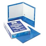 ESS51626 - Marble Design Laminated Two-Pocket Portfolios