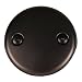 Two-hole Face Plate for Waste & Overflow, Oil Rubbed Bronze Finish - Plumb USA