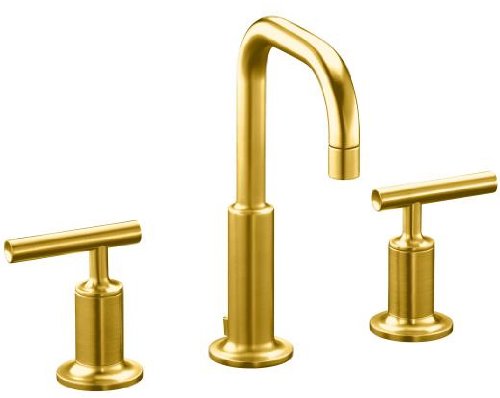 KOHLER Purist® Widespread Lavatory Faucet with Lever Handles