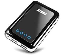 Anker Astro2 Dual USB Output 8400mAh External Battery Pack and Charger with Flashlight for iPhone 4 / 4S / 3GS, iPad, iPad 2, The New iPad (iPad 3), iPod (require your own cable for Apple); Android Smartphones: (Samsung Galaxy S2 / Galaxy Nexus / Galaxy Note, HTC Sensation One X, Nokia N9 lumia 900 800); PSP; MP3 / MP4 / MP5 Players and More Mobile Devices - Black