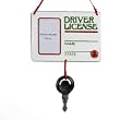 Pack of 12 Driver License with Key Dangle Photo Frame Christmas Ornaments 5"
