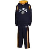 NHL Reebok Buffalo Sabres Preschool Navy Blue Competitor Pullover Hoodie Sweatshirt & Pants Set (7)