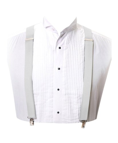 SUSPENDER BOXED CLIP, White