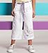Girls Limited Floral Embroidered Cargo Trousers