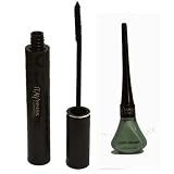 Itay Beauty Mineral Cosmetics Gel-Based Volumizing Black Mascara + Luxurious Liquid Eyeliner In 