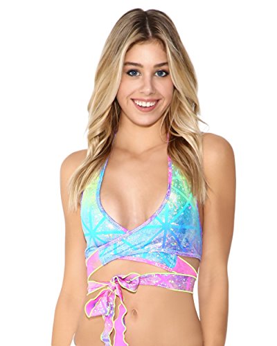 rainbow rave top