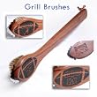 Collegiate Rosewood Handle Grill Brush