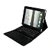 Hochwertige Schutztasche/Schutzh�lle f�r Apple iPad mit integrierter Silikon Bluetooth Tastatur in schwarz