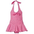 Girls' Xhilaration&reg; 2-pc. Polka Dot Swim - Pink