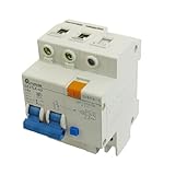 uxcell　サーキットブレーカー　過負荷保護　遮断器　　DZ47LE-63 63A 230VAC　4500A遮断容量　2極