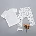 2pcs Newborn Toddler Kids Baby Boys Girls T-shirt Tops+Pants Outfits Clothes Set