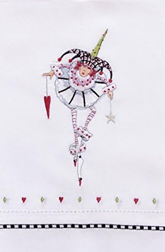 Patience Brewster - Christmas - Joker Of Hearts Tea Towel - 08-30925
