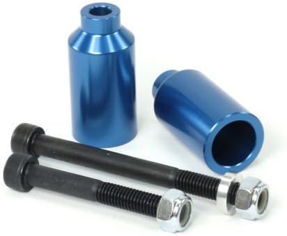 Tilt CHROMO STREET Pegs Kit Includes Front And Rear Axle BLUE