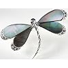 Monet Simulated Mother of Pearl Dragonfly Pin