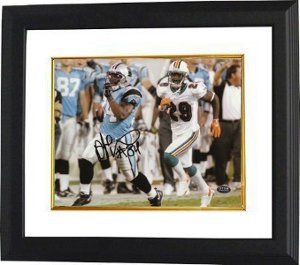 Deangelo Williams Autographed/Hand Signed Carolina Panthers 8x10 Photo Custom Framed