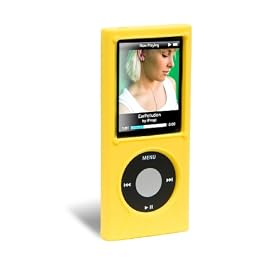 Ifrogz - Etui en Silicone pour iPod nano 4G - Jaune