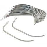 12 Glovers Curved Cut Edge Needles Sewing Craft Sz 5