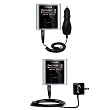 The Essential Gomadic Car and Wall Accessory Kit for the Philips RaGa MP3 Player - 12v DC Car and AC Wall Charger Solutions with TipExchange