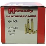 Hornady Unprimed 338 RCM Cartridge Case