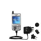 Gomadic for the PalmOne Treo 700w - International Wall / AC Charger for the PalmOne Treo 700w - Gomadic Brand w/ TipExchange Technology