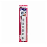 EL83971 LEDランプ スイッチ付タップ6P2m横