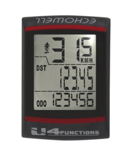 Echowell Fahrradcomputer U4W, black, 244620
