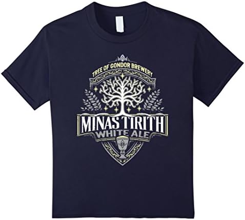 Kids Dark Monster - Minas Tirith Ale T-Shirt 10 Navy
