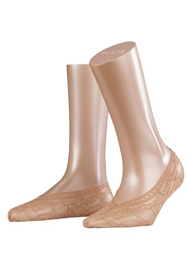 FALKE Damen Sneaker & S&ouml;ckchen  41420 Lace invisible, Gr. 35-38, Beige (nude 4042) im Preisvergleich 