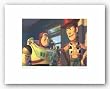Buzz Lightyear and Woody by Walt Disney 6.5"x9" Art Print Poster Disney