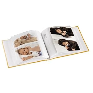 Hama Michi Baby Einsteck Fotoalbum (geeignet für 200 Fotos im Format 10 x 15 cm) orange