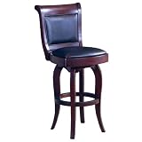 Cherry York 30 Swivel Stool By Berkline Family Dining