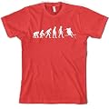 Evolution of Man - Men's Skiing T shirt - Dressdown - 7 Colours