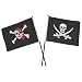Piratenfahne am Stab