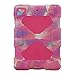Aceguarder Apple Ipad Mini 1&2&3 Case Rainproof Shockproof Kids Proof Case for Ipad Mini 2 Mini 1&2 (PINK CAMO-PINK)