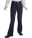 Flat Front Pants with Clasp Closure