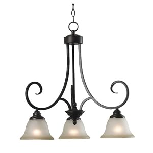 Kenroy Home 80477ORB Welles 3-Light Down Light, Oil Rubbed Bronze by Kenroy Home