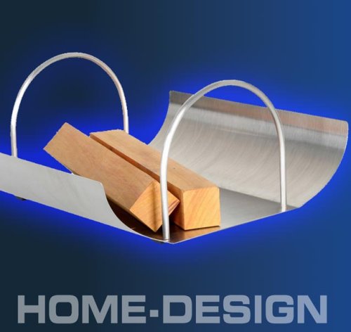 DESIGN Kamin Holztrage Edelstahl Ofen Tragekorb ELECSA 1055