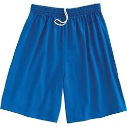 Augusta Adult Longer-Length 50/50 Cotton/Poly Jersey Short
