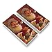 Christmas Holiday Santa Milk and Cookies Eraser Set of 2