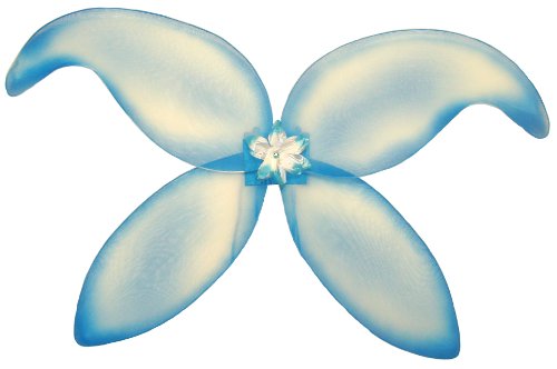 WeGlow International Turquoise and Blue Flower Petal Fairy Wings