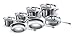 Le Creuset Tri-Ply Stainless Steel 12-Piece Cookware Set  : image