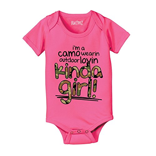 Camo Wearin Outdoor Lovin Kinda Girl Country Rural Camp Infant Baby Bodysuit