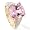 18K Gold Martha Rocha Kunzite & Diamond Ring