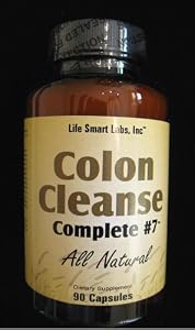 Colon Cleanse Complete #7 2250mg. daily, 90 capsules with superior natural herbal ingredients and dosage for <a href=