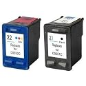 2 XL Druckerpatronen - ersetzen 1x HP 21 + 1 x HP 22 - C9351AE - f&uuml;r Hewlett Packard Officejet 4300 series, Officejet 4311, Officejet 4312, Officejet 4314, Officejet 4315, Officejet 4315 V, Officejet 4315 XI, Officejet 4317, Officejet 4319, Officejet 4352, Officejet 4353, Officejet 4355, Officejet 4357, Officejet 4359, Officejet 4625, Officejet 4638 Officejet 4712, Officejet 4713, Officejet J 3600 series, Officejet J 3608, Officejet J 3625 ,Officejet J 3635, Officejet J 3640, Officejet J 3680, Deskjet D 1300 series, Deskjet D 1311, Deskjet D 1320 ,Deskjet D 1330, Deskjet D 1338, Deskjet D 1341, Deskjet D 1360, Deskjet D 1368, Deskjet D 1400 series, Deskjet D 1420, Deskjet D 1430, Deskjet D 1445, Deskjet D 1450, Deskjet D 1455, Deskjet D 1460, Deskjet D 1468, Deskjet D 1560, Deskjet D 1568, Deskjet D 2338, Deskjet F 2110, Deskjet F 2120, Deskjet F 2128, Deskjet F 2275, Deskjet F 2276, Deskjet F 2278, Deskjet F 2280, Deskjet F 2288, Deskjet F 2290, Deskjet F 2291, Deskjet F 310, Deskjet F 325, Deskjet F 335, Deskjet F 340, Deskjet F 350, Deskjet 3910, Deskjet 3915, Deskjet 3918, Deskjet 3920, Deskjet 3930, Deskjet 3930 V, Deskjet 3938, Deskjet 3940, Deskjet 3940 V, Deskjet 3950, FAX 1250, FAX 1250 XI, Officejet 1410, Officejet 1410 XI,m PSC 1400 series, PSC 1401, PSC 1402, PSC 1403, PSC 1406, PSC 1408, PSC 1410, PSC 1410 V, PSC 1410 XI, PSC 1415, PSC 1417, Deskjet F 4100 series, Deskjet F 4135, Deskjet F 4140, Deskjet F 4150, Deskjet F 4172, Deskjet F 4175, Deskjet F 4180, Deskjet F 4185, Deskjet F 4188 Deskjet F 4190, Deskjet F 4194, Deskjet F 370, Deskjet F 375, Deskjet F 378, Deskjet F 380